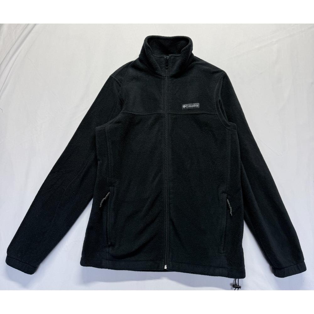 Columbia Steens Mountain 2.0 Full Zip Fleece Jacket Mens Small Black Outdoor
